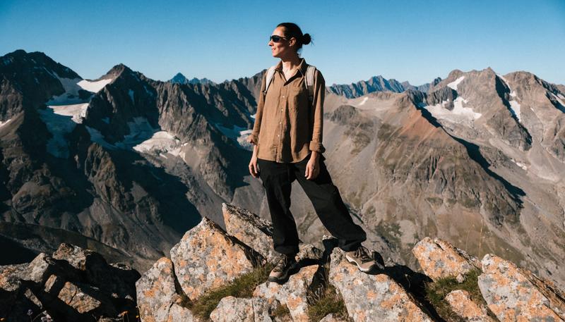 Julbo-style alpine mountain sunglasses