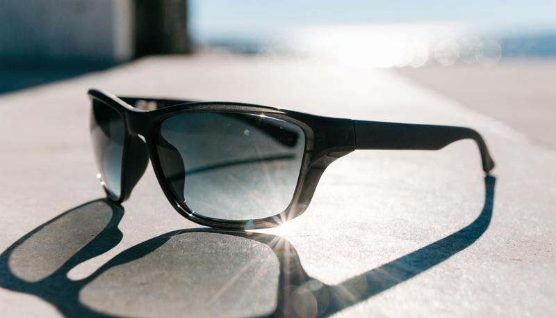 Cat 3 sunglasses lens close-up