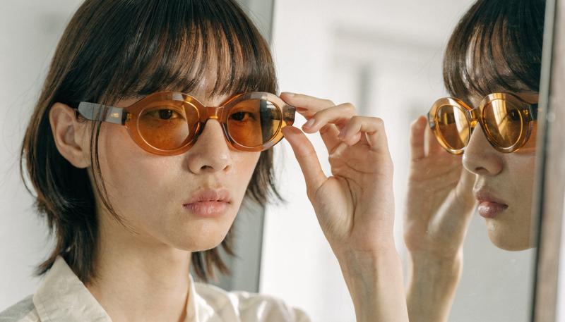 Sunglasses matched to different face shapes